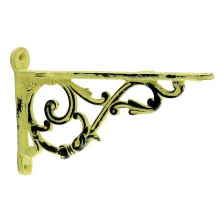Antique Yellow Small Shelves Brackets